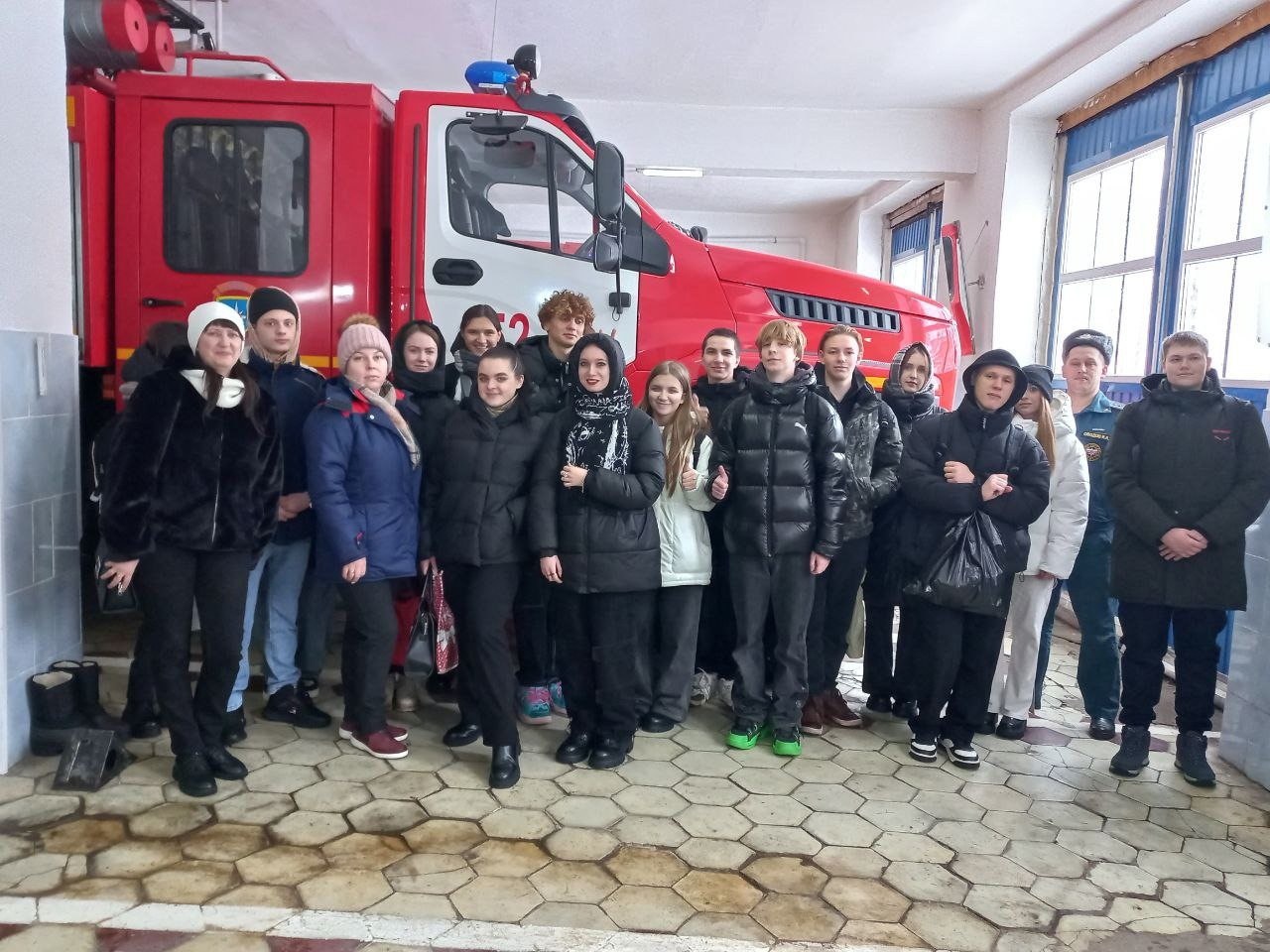 Экскурсия в 52 пожарной части г.Ярцево.